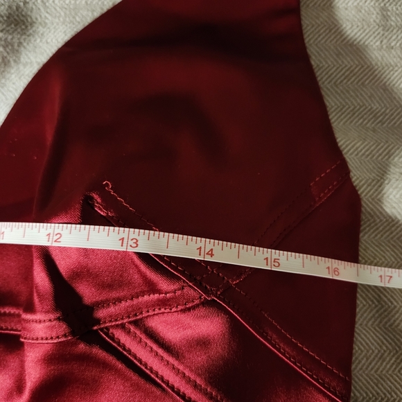 NWT David Meister Red Bodycon Cocktail Dress Size 12 - Picture 8 of 9